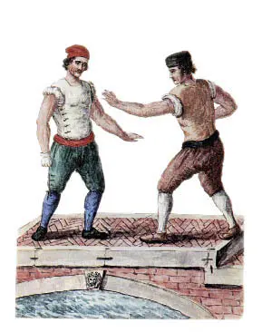 Factions rivales : Nicolotti vs. Castellani